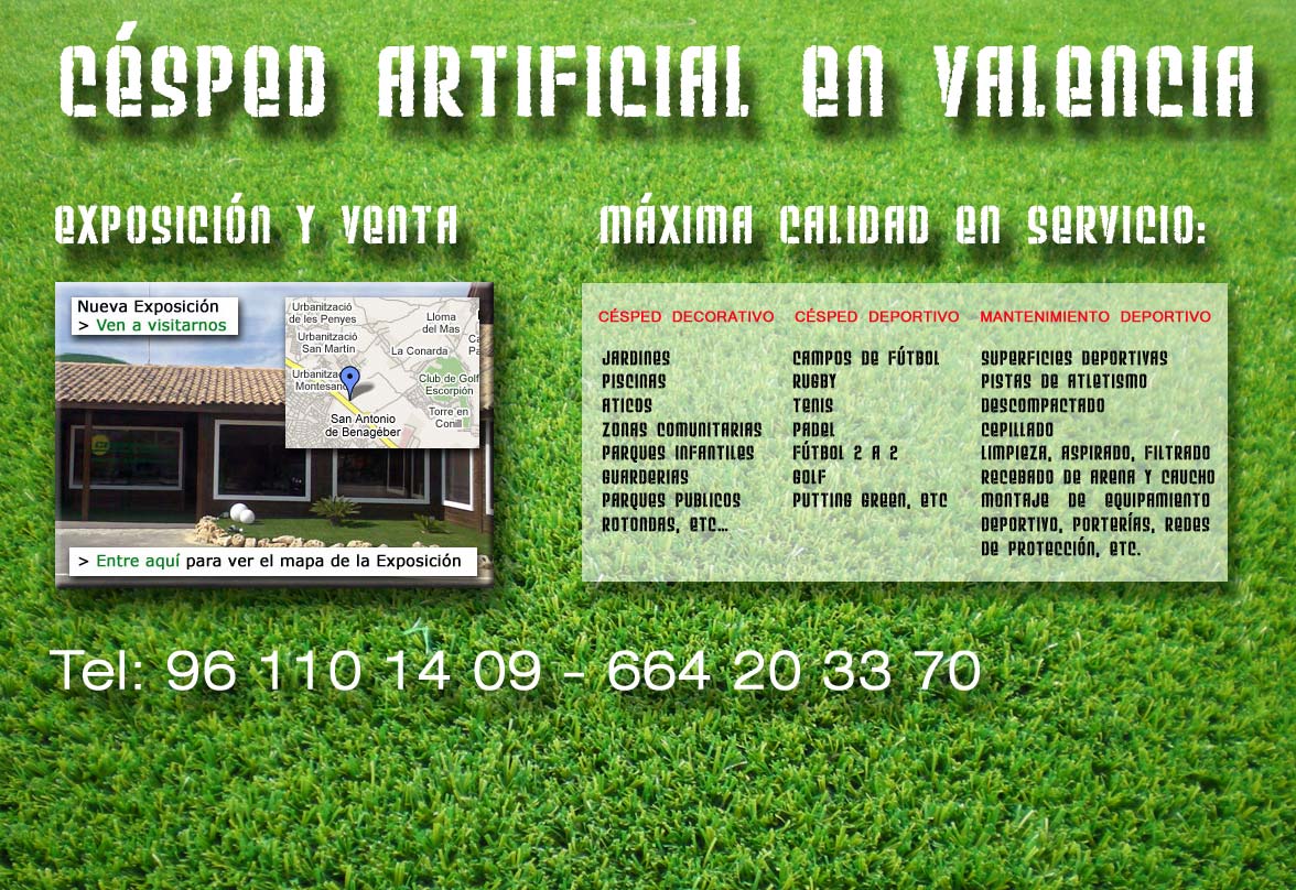 Césped Artificial Valencia - CÉSPED ARTIFICIAL VALENCIA 